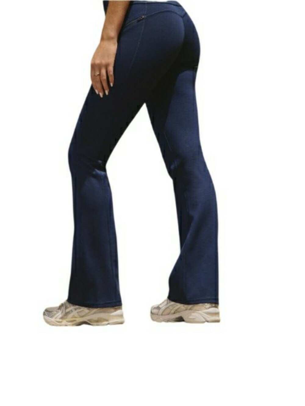 Fabletics PonteFlex Kick Flare Scrub Leggings- M Short